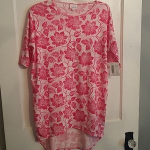 BNWT XXS Lularoe Pink flowers Irma FINAL PRICE